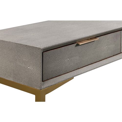 Sandy Console, Gray Shagreen 3 Sandy Console, Gray Shagreen