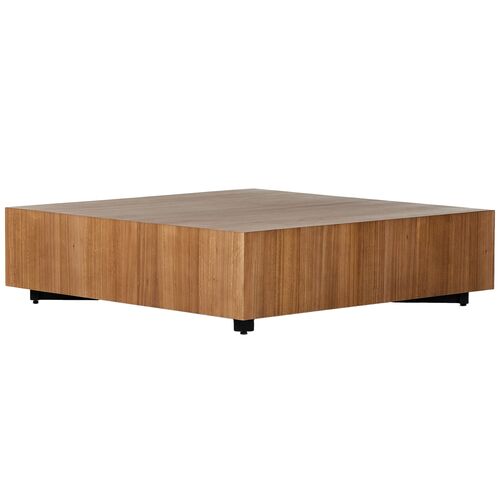 Bryn Large Square Coffee Table, Natural Yukas