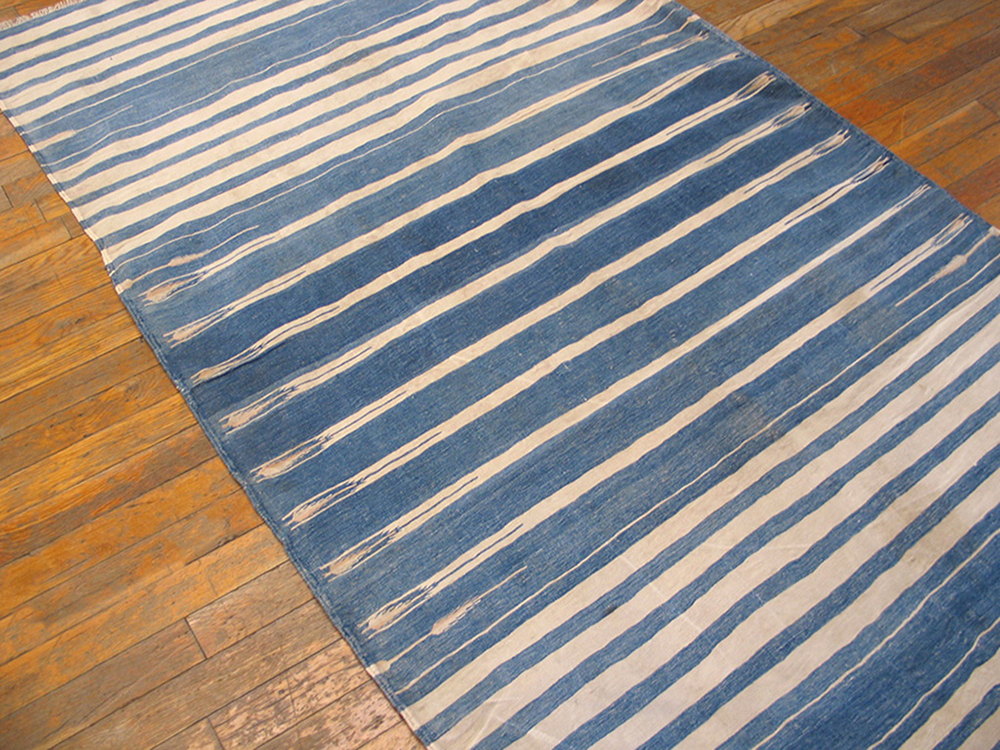 Indian Dhurrie Rug 6'3" x 3'8" 4 Indian Dhurrie Rug 6'3" x 3'8"