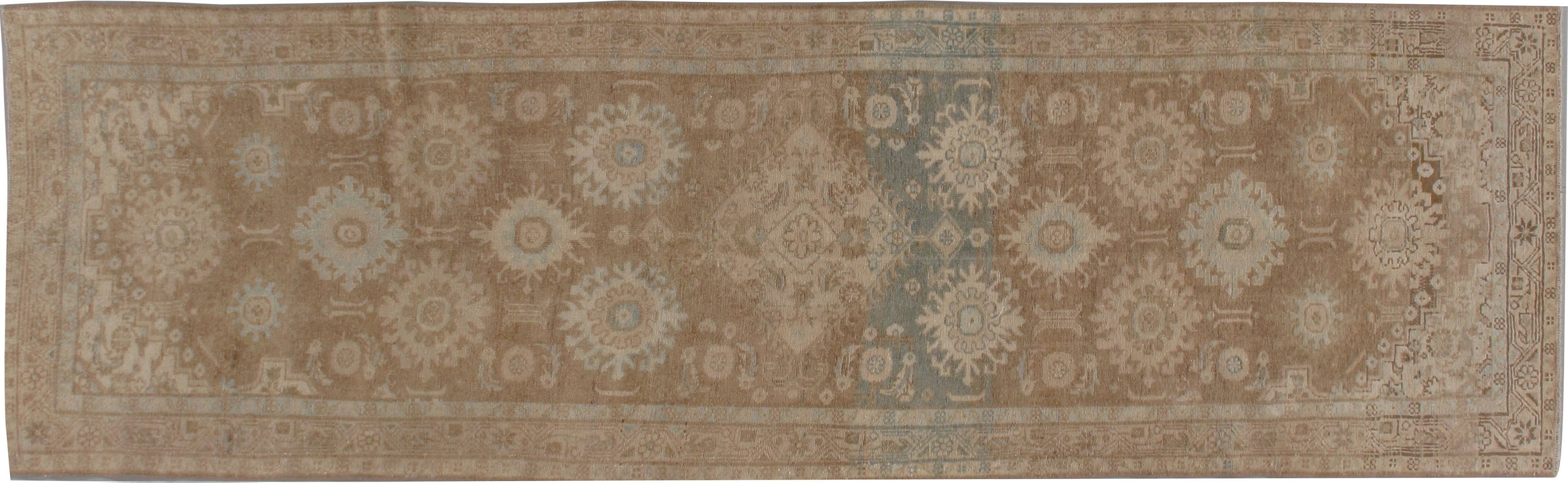 Turkish Oushak Runner 3' x 9'7' 1 Turkish Oushak Runner 3' x 9'7'