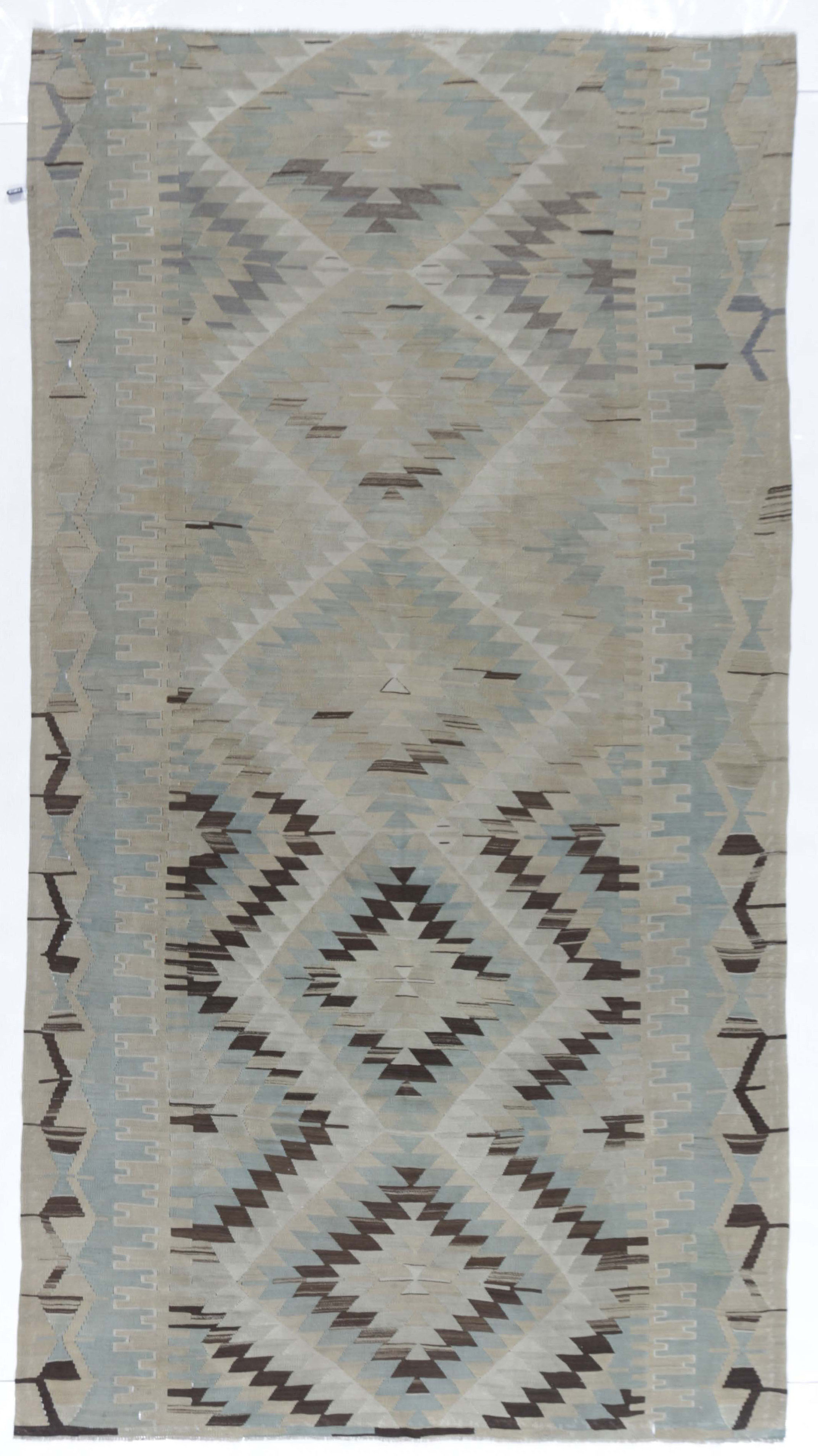 Turkish Handwoven Kilim, 5'8" X 10'7" 2 Turkish Handwoven Kilim, 5'8" X 10'7"