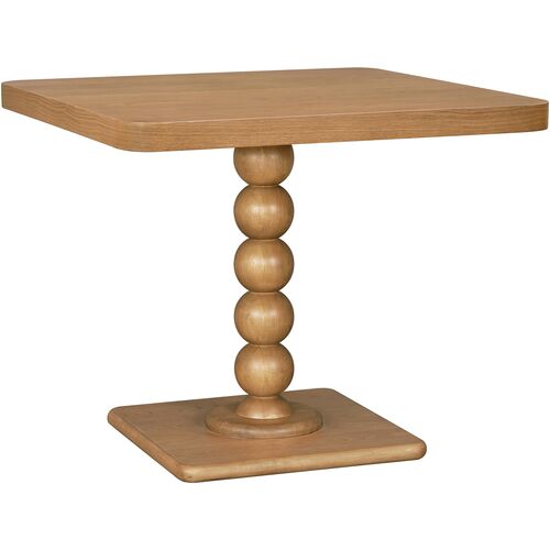 Del Ray 36" Square Wooden Dining Table, Natural 2 Del Ray 36" Square Wooden Dining Table, Natural