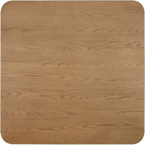 Del Ray 36" Square Wooden Dining Table, Natural 3 Del Ray 36" Square Wooden Dining Table, Natural