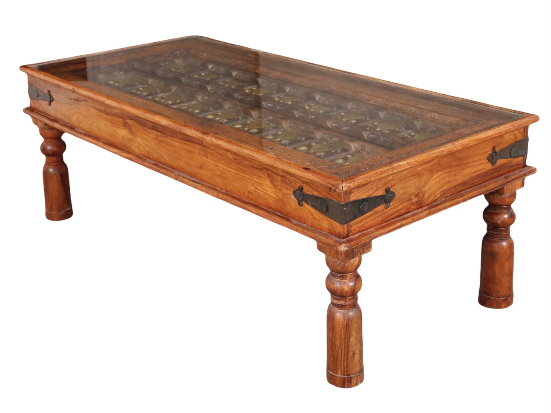 Antique Sheesham Door Coffee Table 2 Antique Sheesham Door Coffee Table