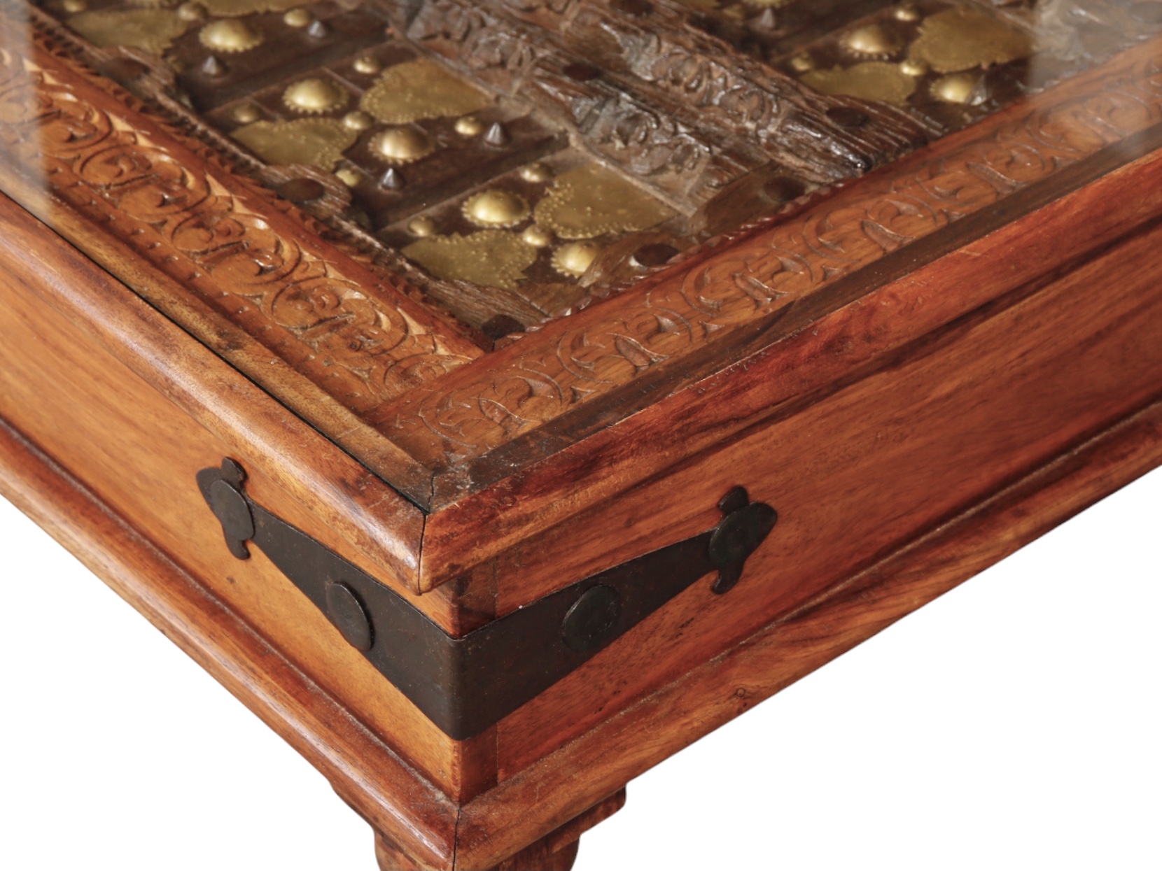 Antique Sheesham Door Coffee Table 4 Antique Sheesham Door Coffee Table