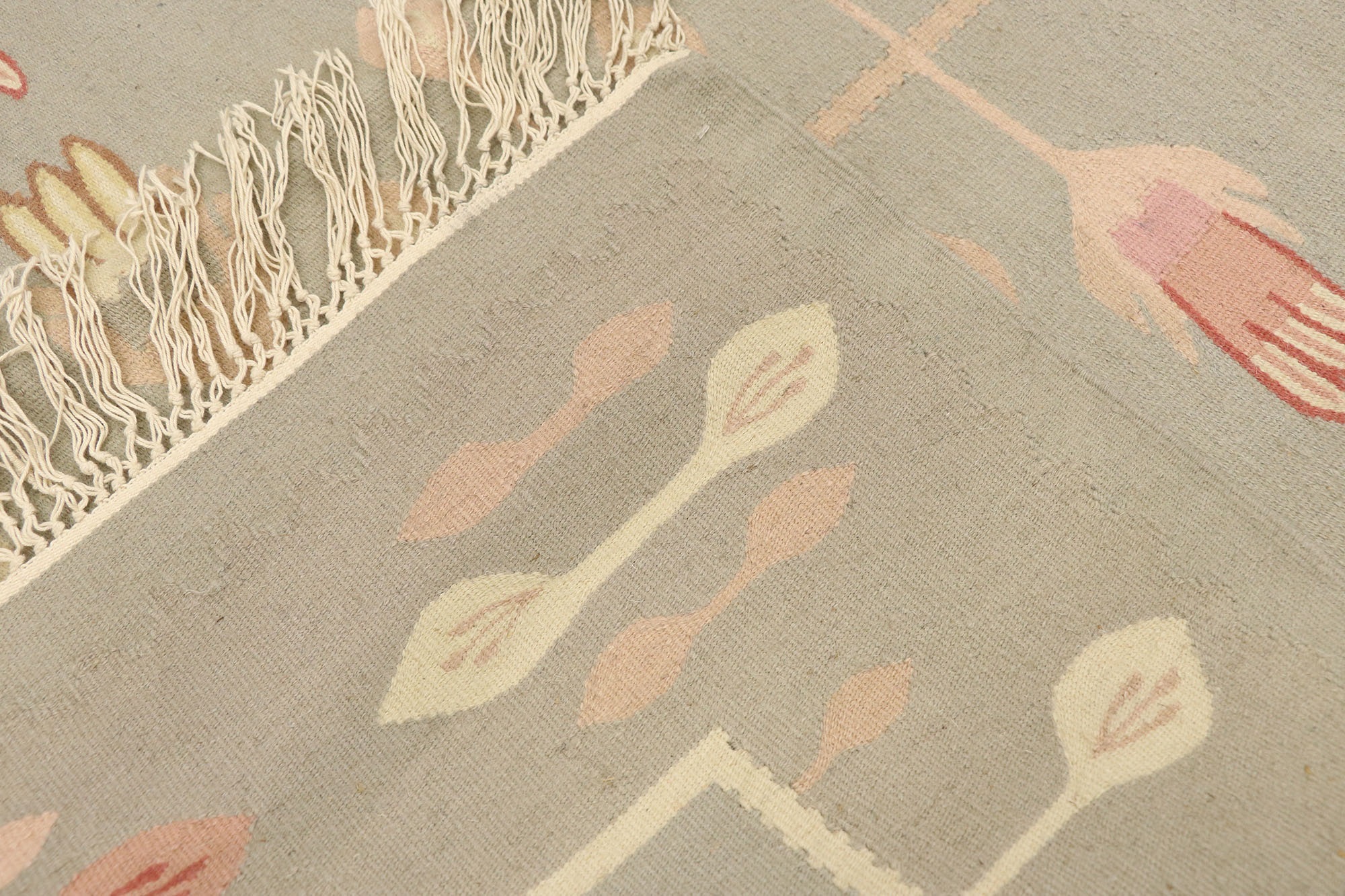 Vintage Romanian Kilim Rug, 8'10 x 12'5 5 Vintage Romanian Kilim Rug, 8'10 x 12'5