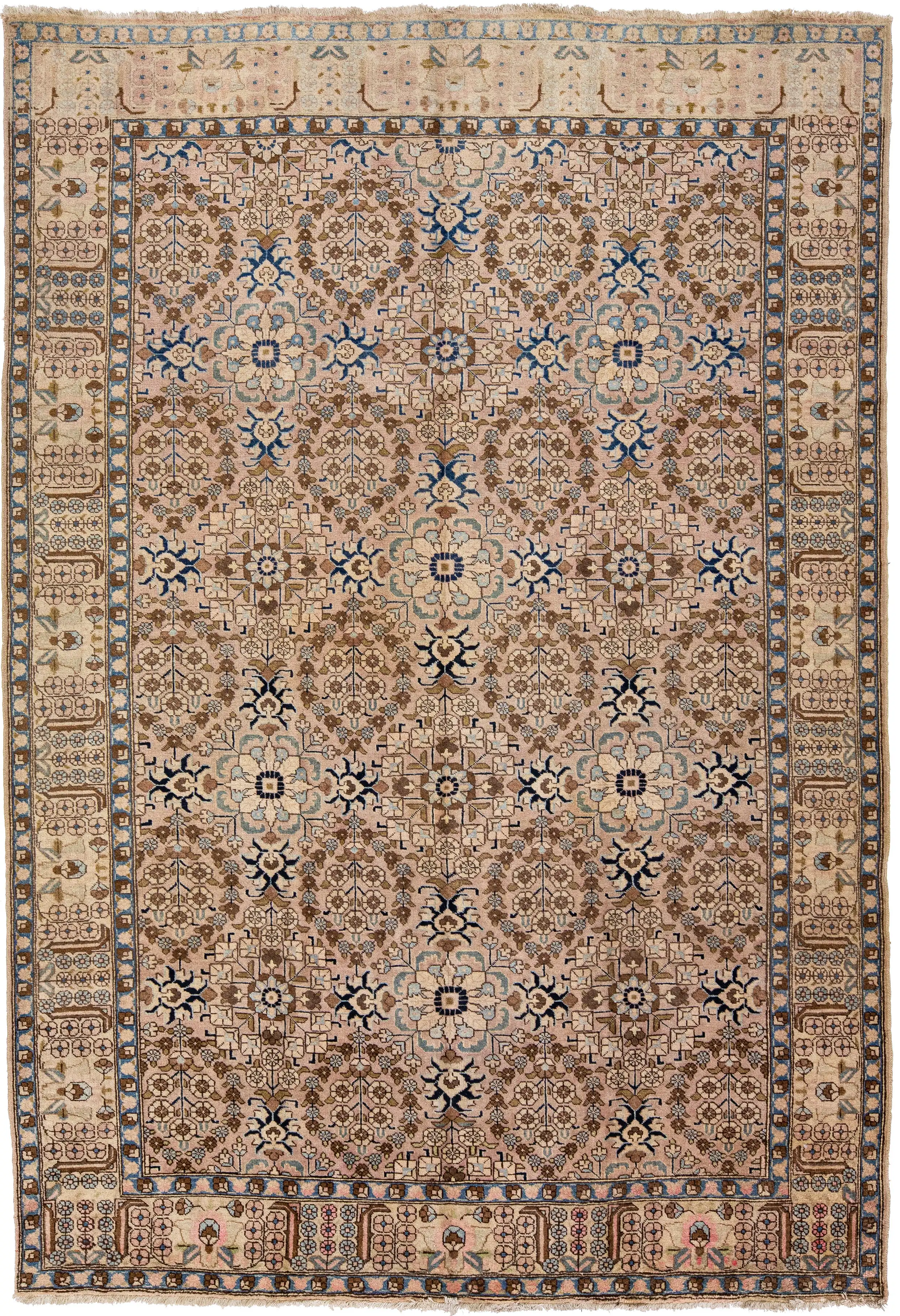 Vintage Persian Tabriz Rug 1 Vintage Persian Tabriz Rug