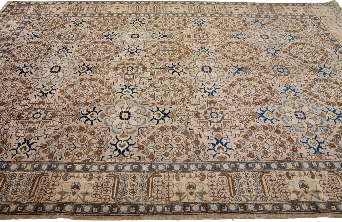 Vintage Persian Tabriz Rug 4 Vintage Persian Tabriz Rug