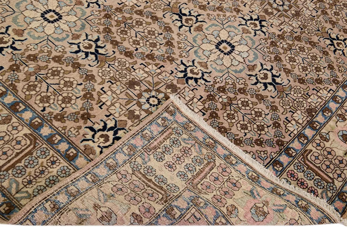 Vintage Persian Tabriz Rug 6 Vintage Persian Tabriz Rug