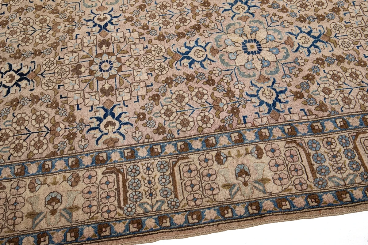 Vintage Persian Tabriz Rug 8 Vintage Persian Tabriz Rug
