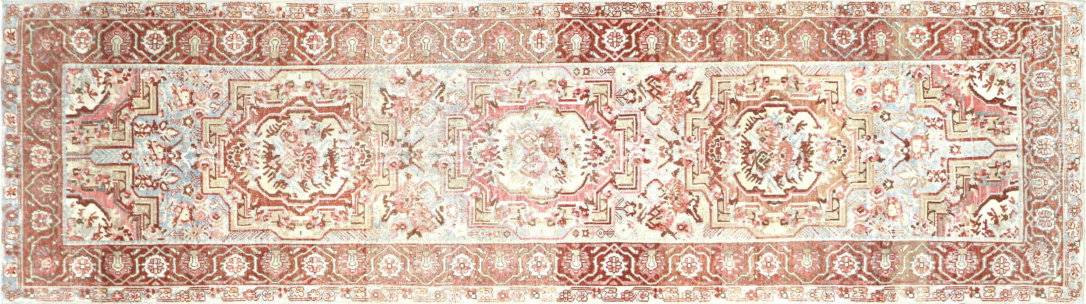 1920s Persian Malayer Runner, 3'7" x 13' 1 1920s Persian Malayer Runner, 3'7" x 13'