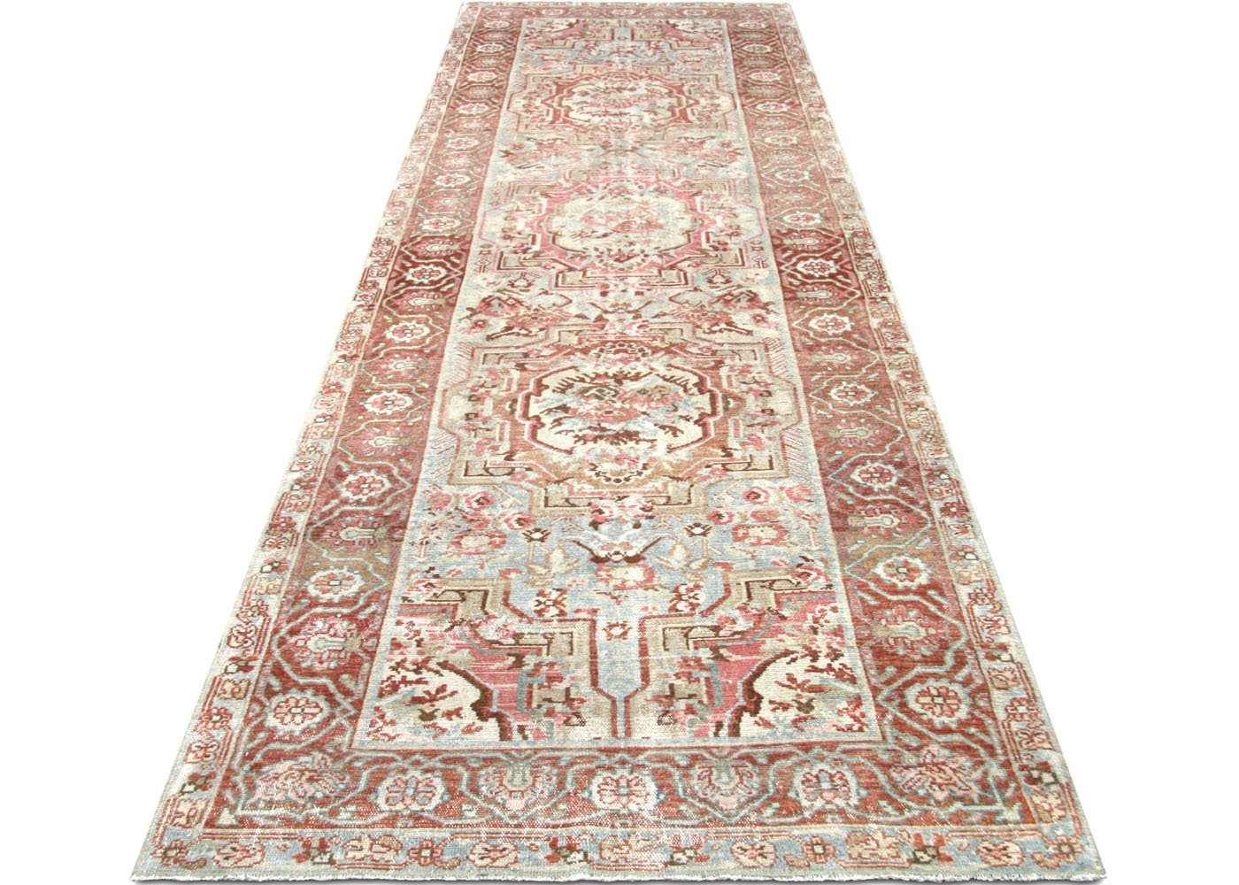 1920s Persian Malayer Runner, 3'7" x 13' 6 1920s Persian Malayer Runner, 3'7" x 13'