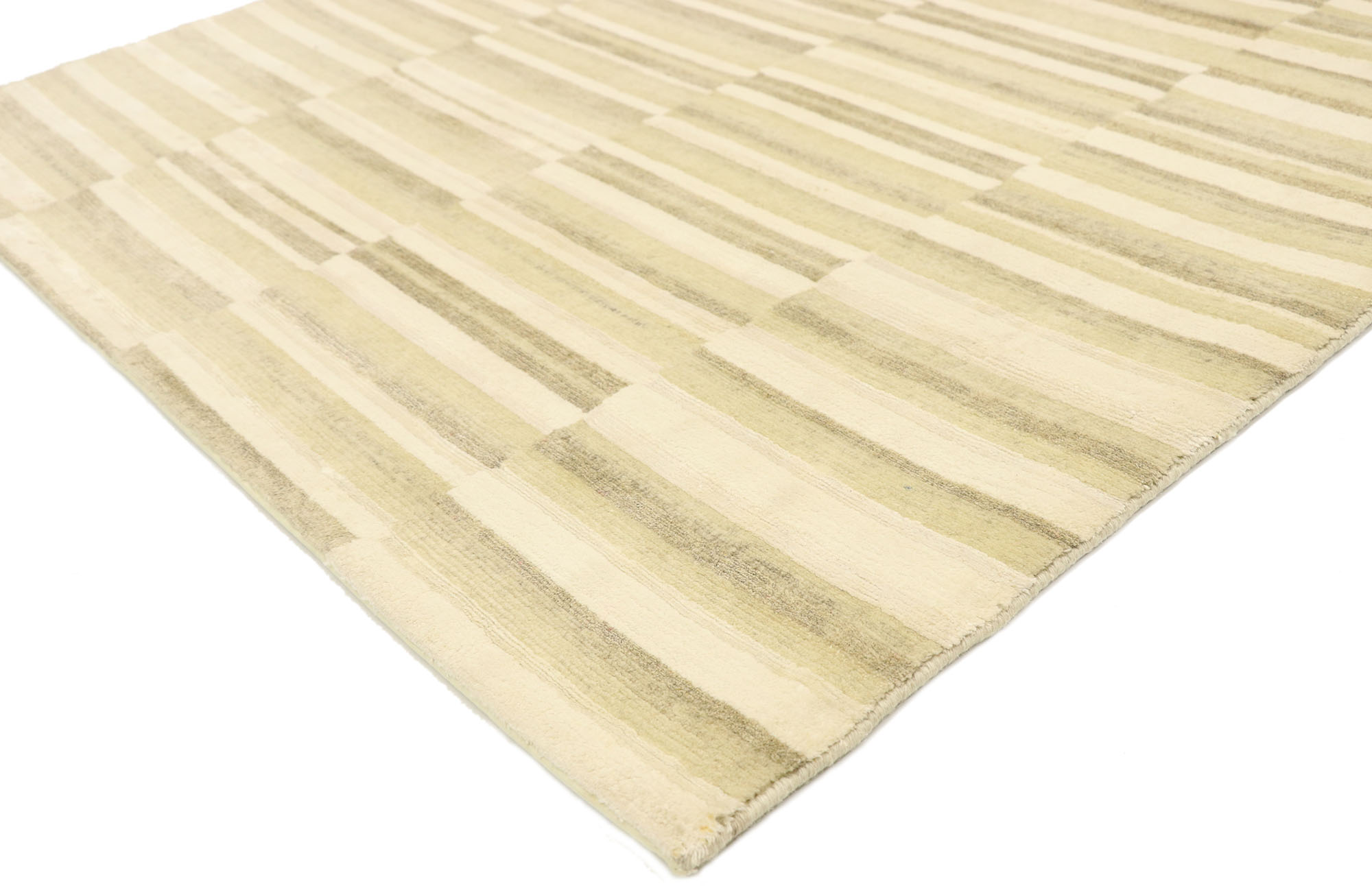 Transitional Striped Rug, 03'09 x 05'10 2 Transitional Striped Rug, 03'09 x 05'10