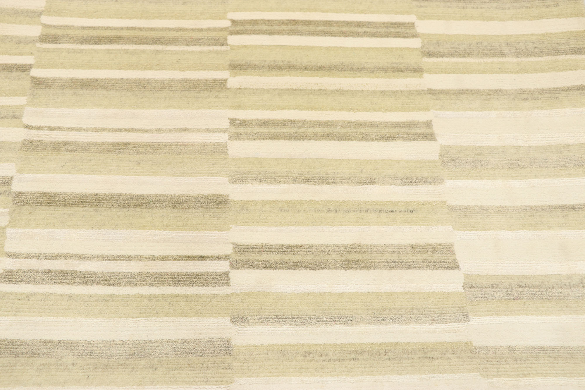 Transitional Striped Rug, 03'09 x 05'10 4 Transitional Striped Rug, 03'09 x 05'10