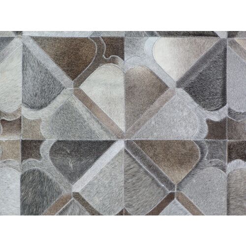 Exeter Hide Rug, Gray 3 Exeter Hide Rug, Gray