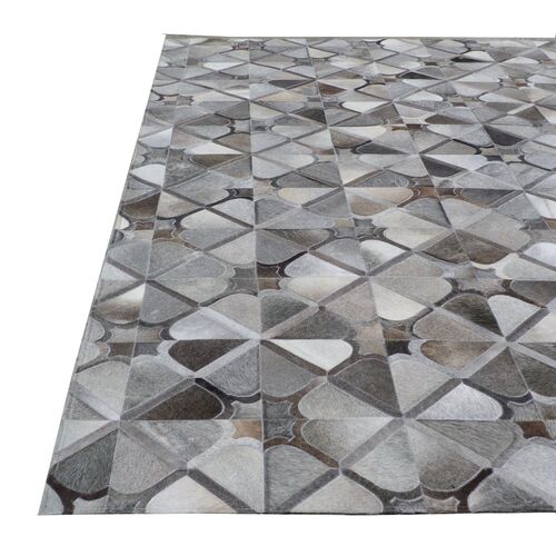 Exeter Hide Rug, Gray 4 Exeter Hide Rug, Gray