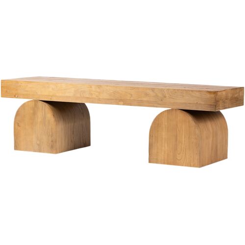Wyatt Bench, Natural Elm