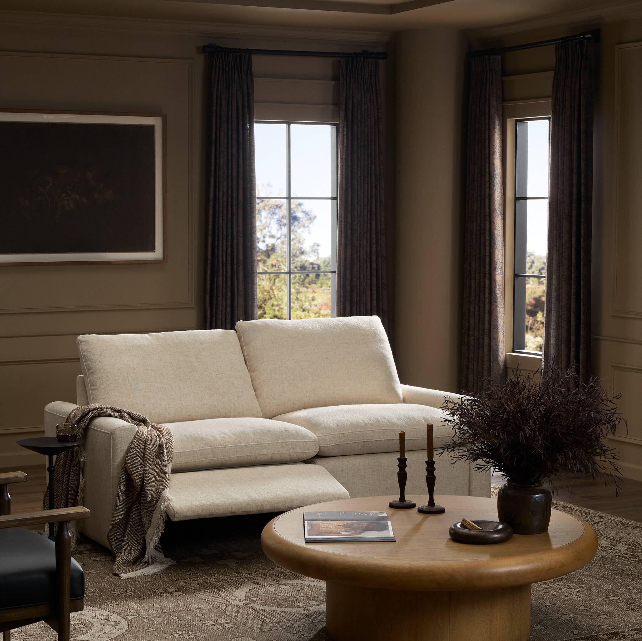 Haven Power Recliner 2-Piece Sectional, Linen Antigo Natural 10 Haven Power Recliner 2-Piece Sectional, Linen Antigo Natural