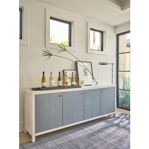 Coastal Living Marino Credenza, Blue Seagrass/White Sand 4 Coastal Living Marino Credenza, Blue Seagrass/White Sand