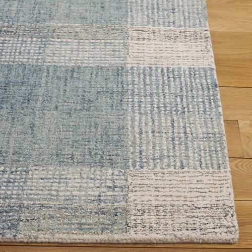 Cleo Hand Tufted Rug, Ivory/Blue 3 Cleo Hand Tufted Rug, Ivory/Blue