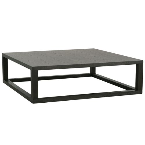 Rowan Rectangular Oak Veneer Coffee Table, Peppercorn 4 Rowan Rectangular Oak Veneer Coffee Table, Peppercorn