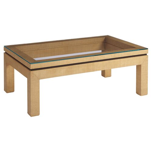 Harbor Raffia Coffee Table, Natural 1 Harbor Raffia Coffee Table, Natural