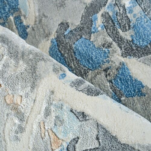 Chance Hand Knotted Rug, Blue 4 Chance Hand Knotted Rug, Blue