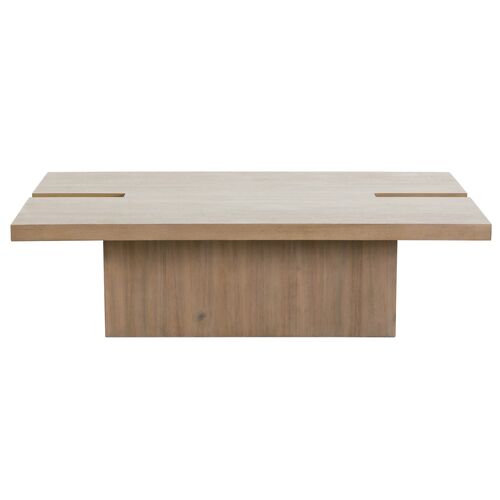 Henry Rectangular Coffee Table, Fawn 2 Henry Rectangular Coffee Table, Fawn