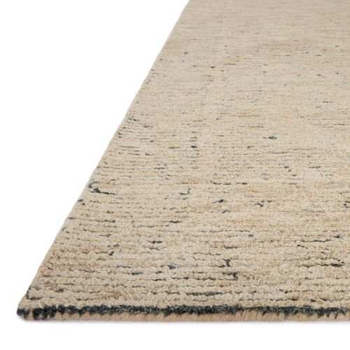 Goldie Handmade Rug, Blue 2 Goldie Handmade Rug, Blue