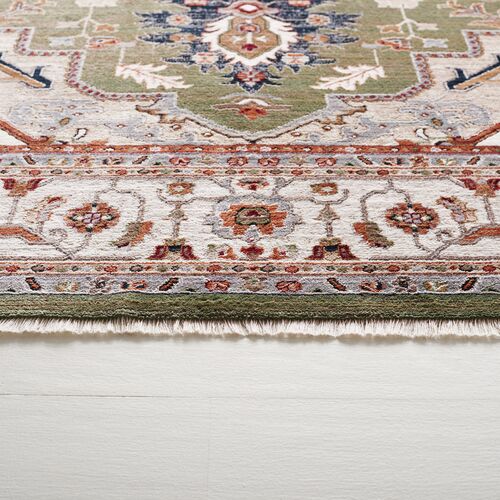 Ashfield Rug, Green/Beige Red 3 Ashfield Rug, Green/Beige Red
