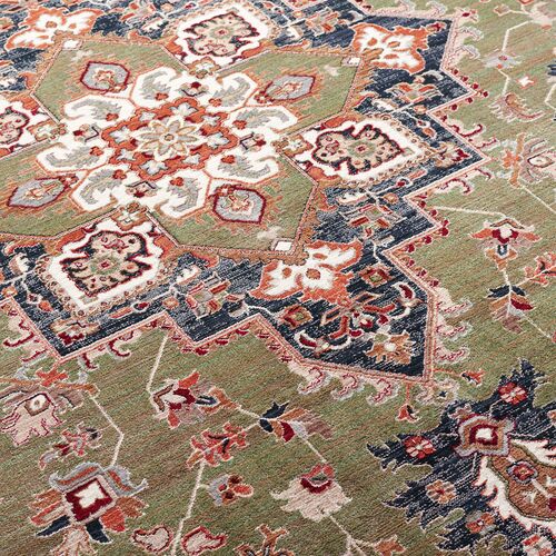 Ashfield Rug, Green/Beige Red 6 Ashfield Rug, Green/Beige Red