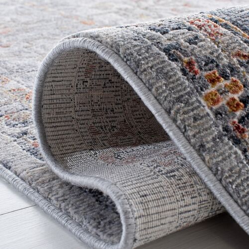 Cassandra Rug, Light Grey/Navy 5 Cassandra Rug, Light Grey/Navy