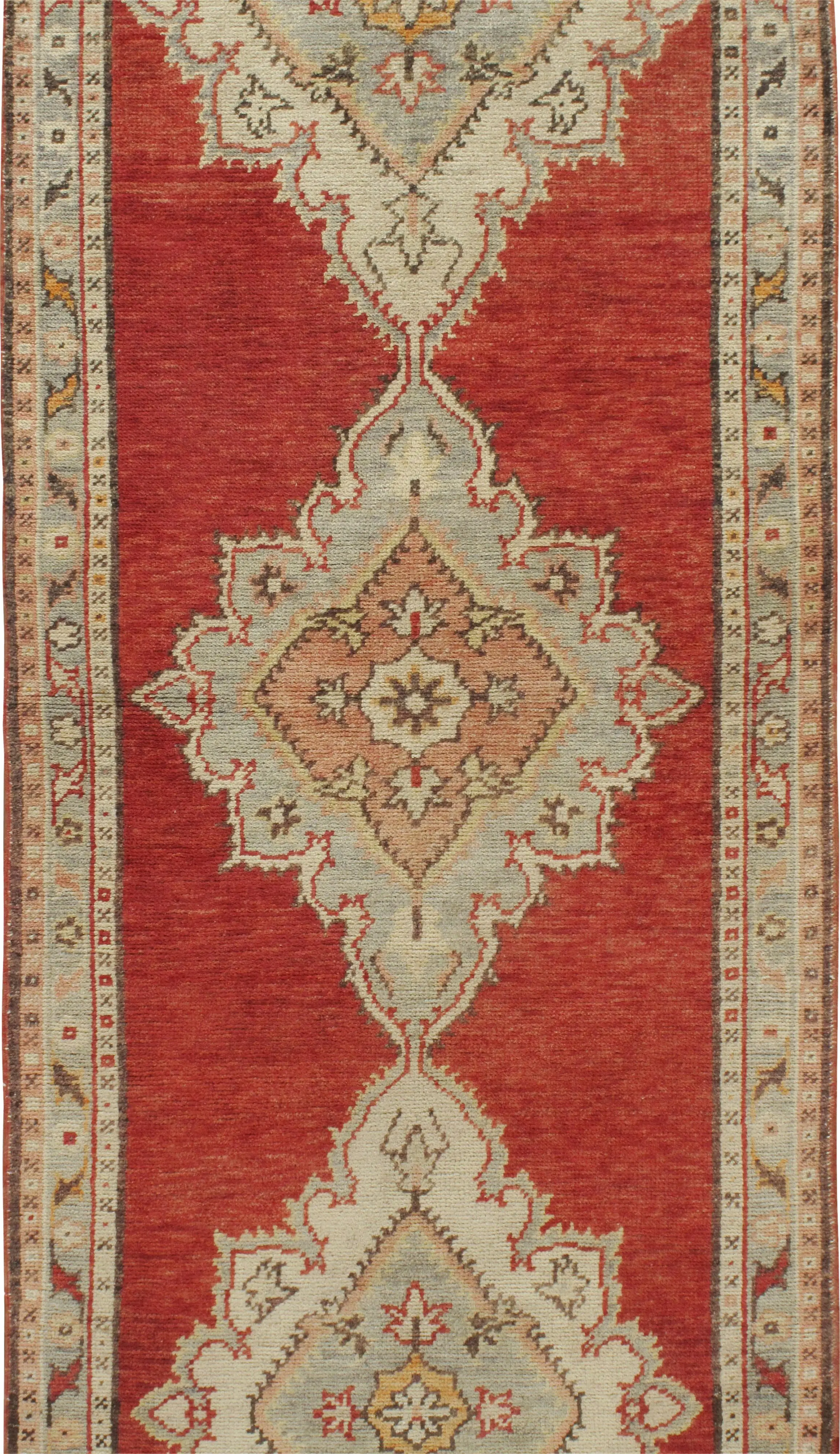 Turkish Oushak Rug Runner, 2'9 x 10'9 3 Turkish Oushak Rug Runner, 2'9 x 10'9