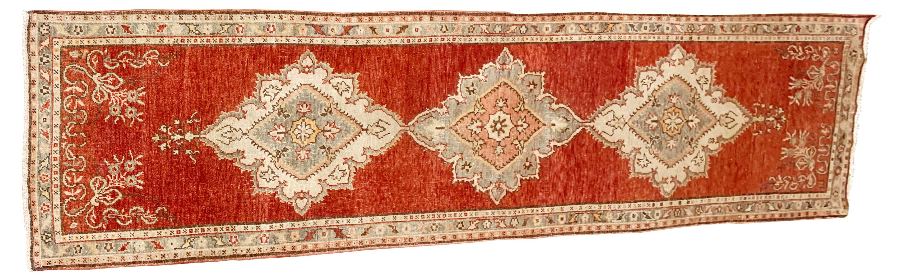 Turkish Oushak Rug Runner, 2'9 x 10'9 5 Turkish Oushak Rug Runner, 2'9 x 10'9