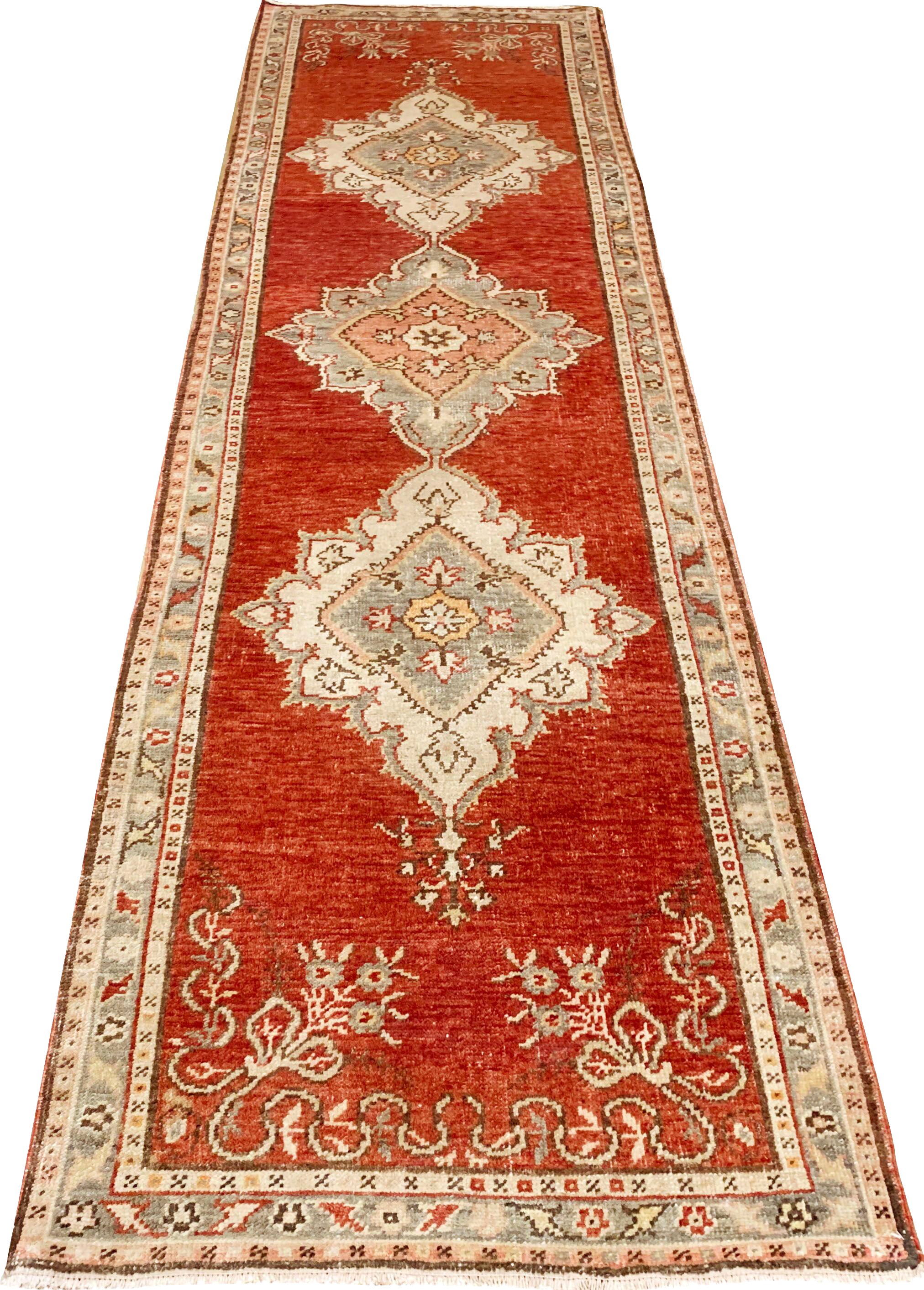 Turkish Oushak Rug Runner, 2'9 x 10'9 7 Turkish Oushak Rug Runner, 2'9 x 10'9
