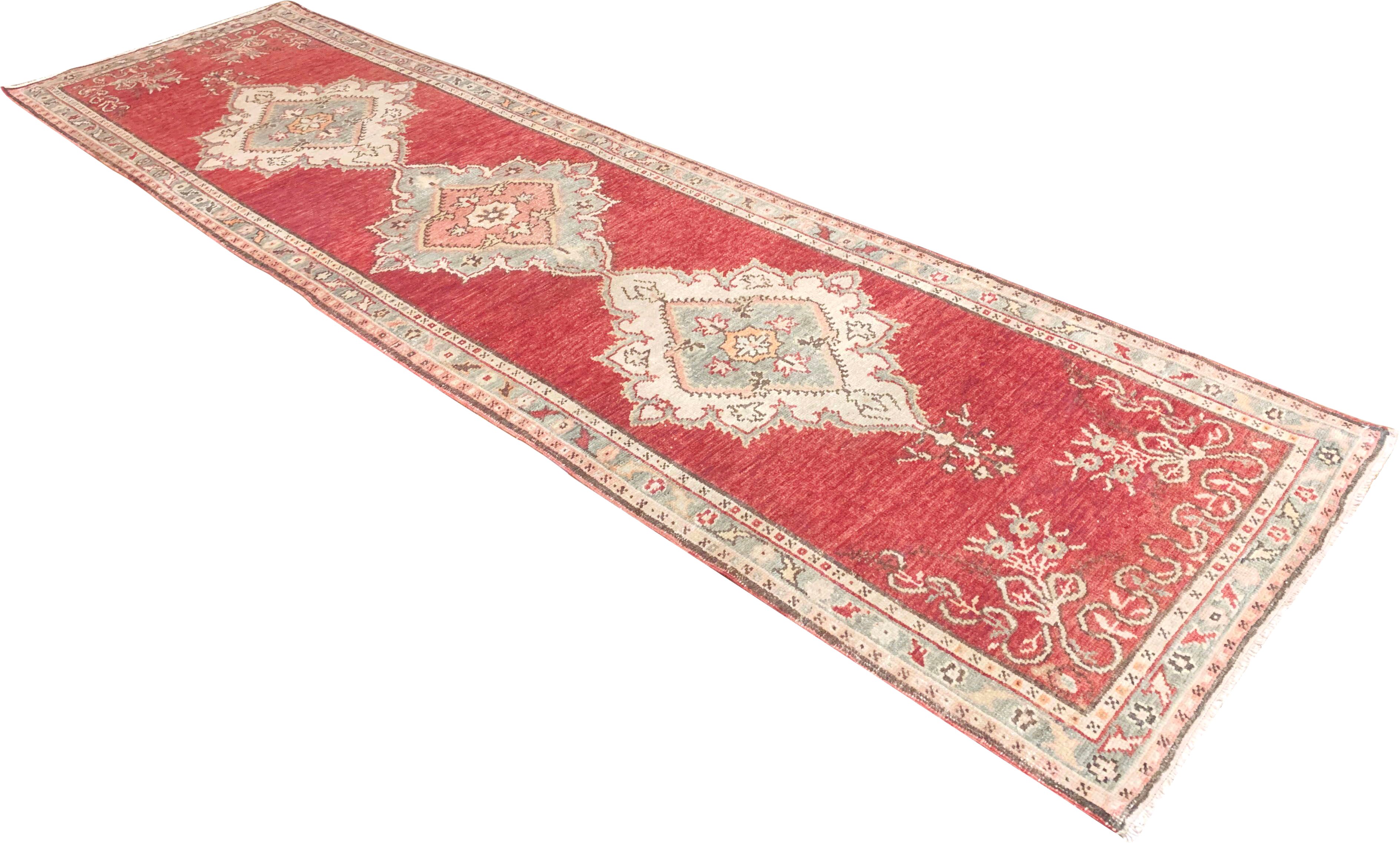 Turkish Oushak Rug Runner, 2'9 x 10'9 8 Turkish Oushak Rug Runner, 2'9 x 10'9