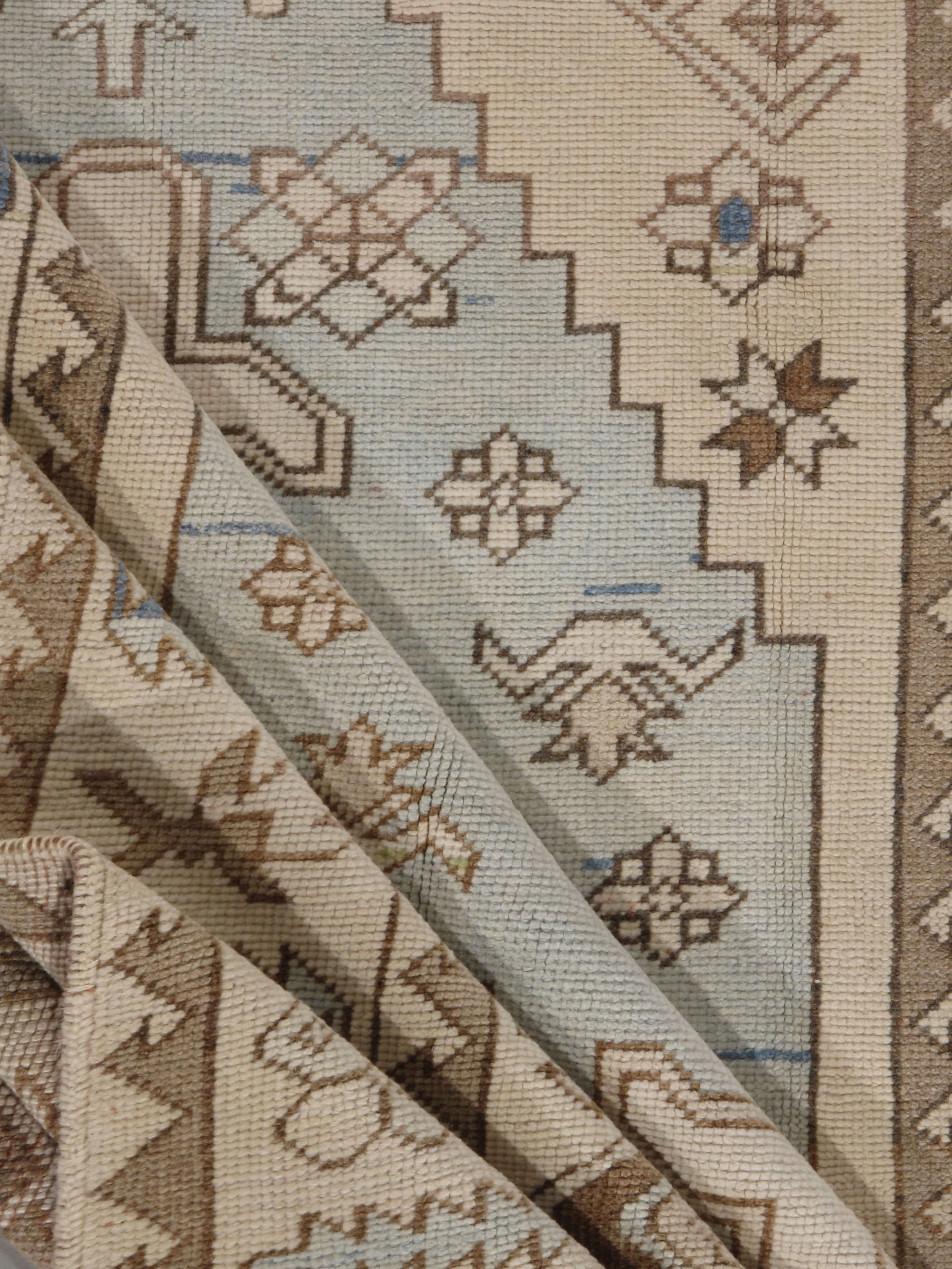 Turkish Oushak Rug 4'5" X 7'4" 3 Turkish Oushak Rug 4'5" X 7'4"
