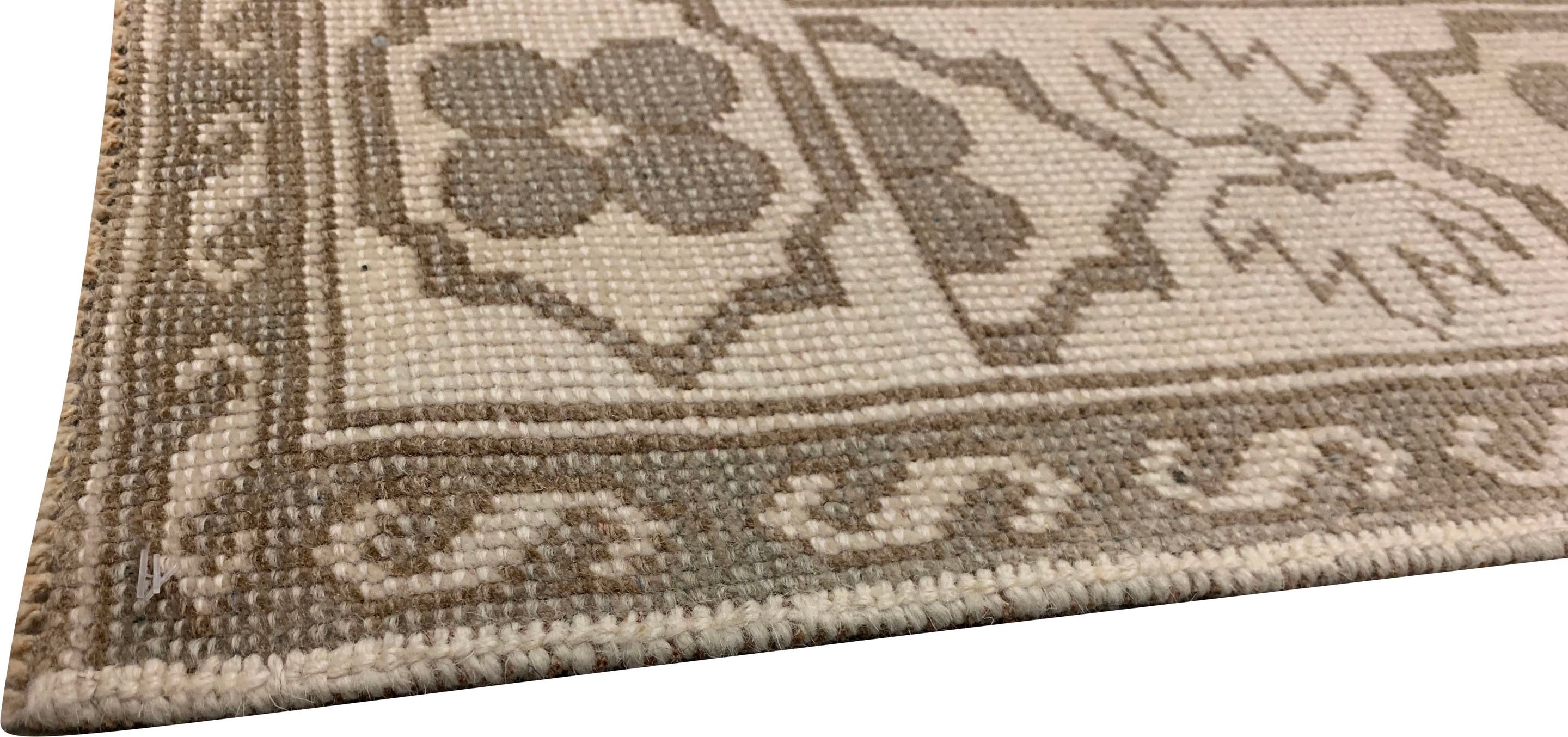 Turkish Oushak Rug 4'5" X 7'4" 4 Turkish Oushak Rug 4'5" X 7'4"