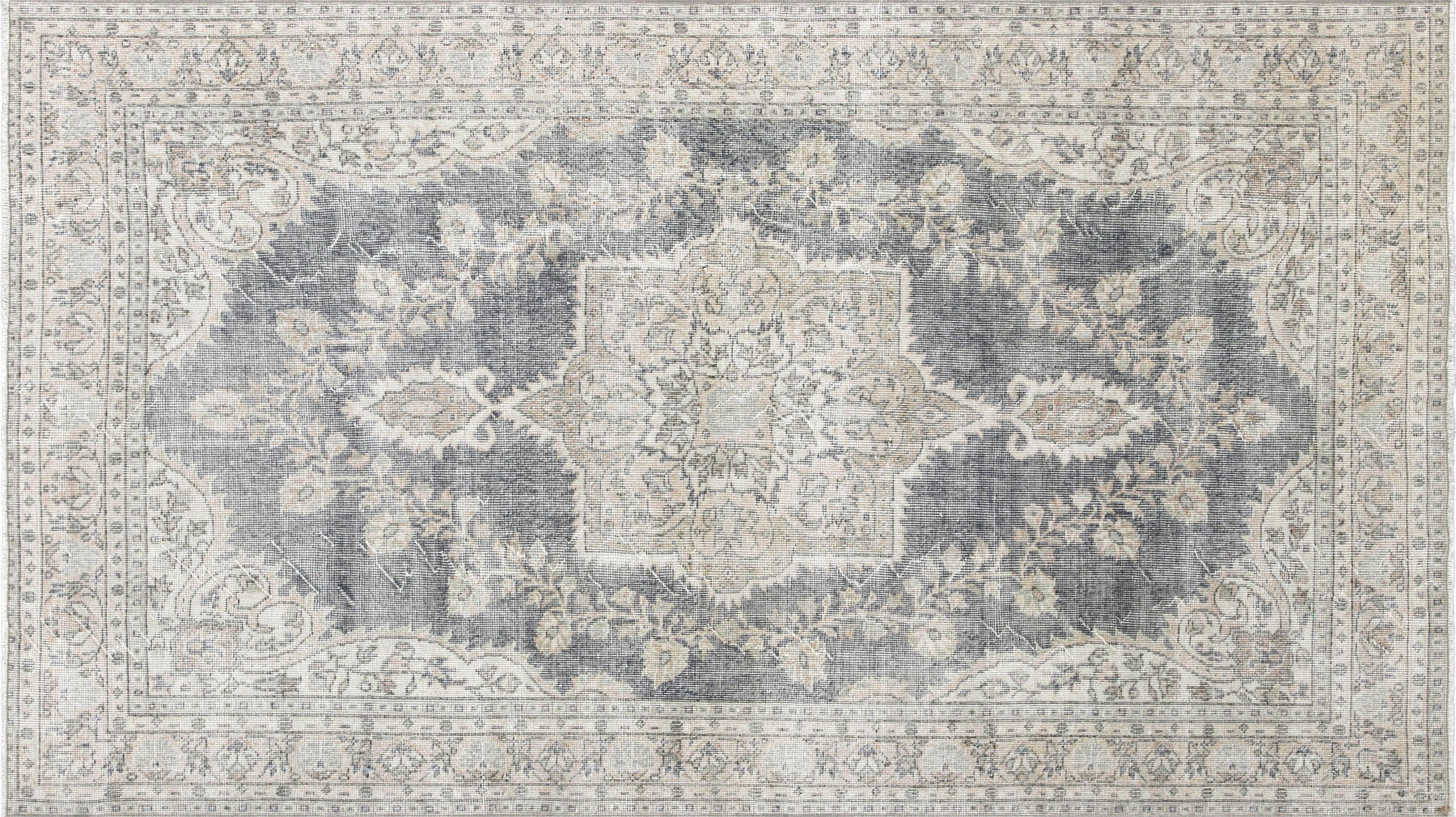 1960s Turkish Oushak Rug, 5'2" x 9'1" 1 1960s Turkish Oushak Rug, 5'2" x 9'1"