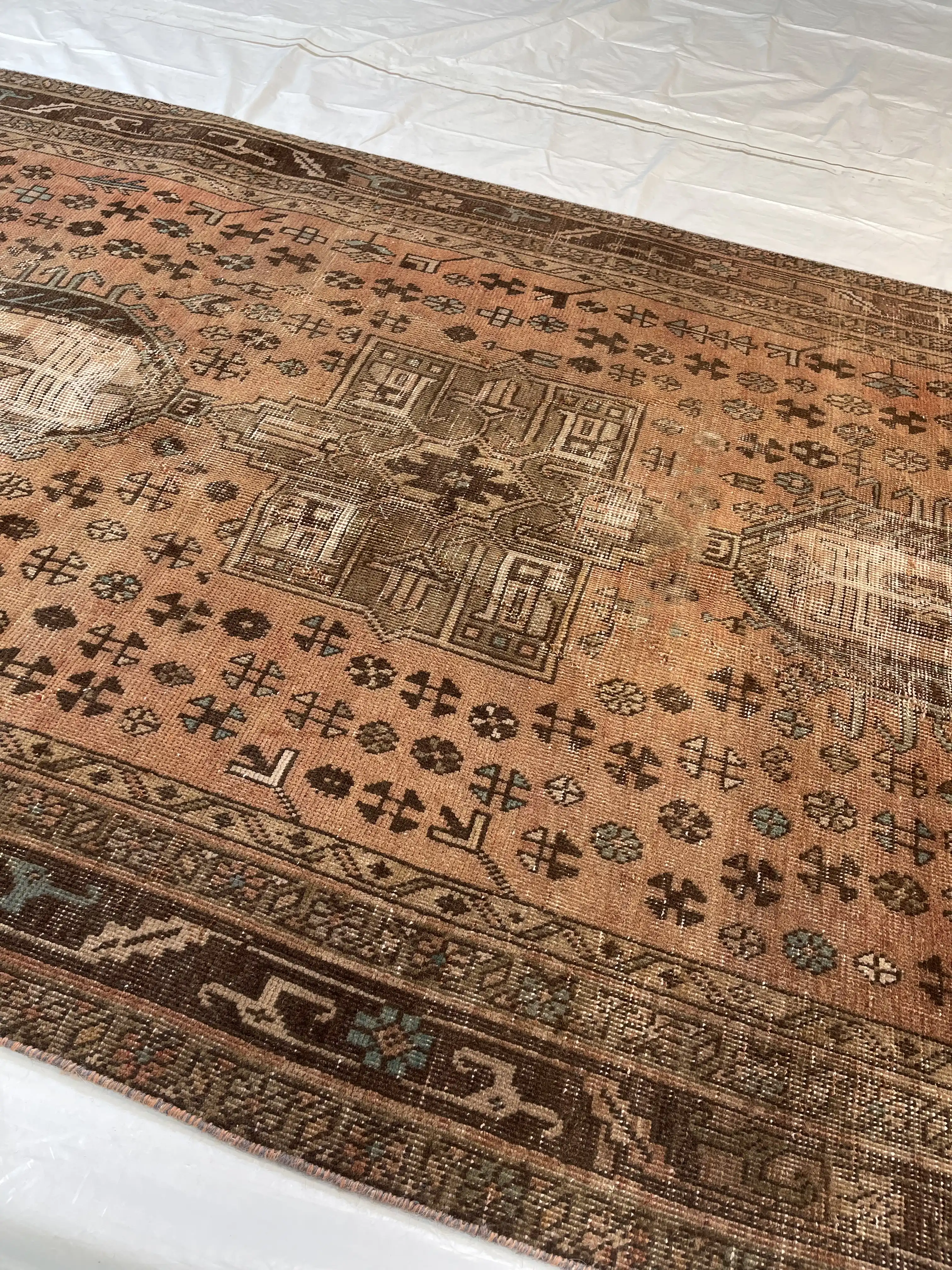 4'10" x 14" Vintage Persian Rug 2 4'10" x 14" Vintage Persian Rug