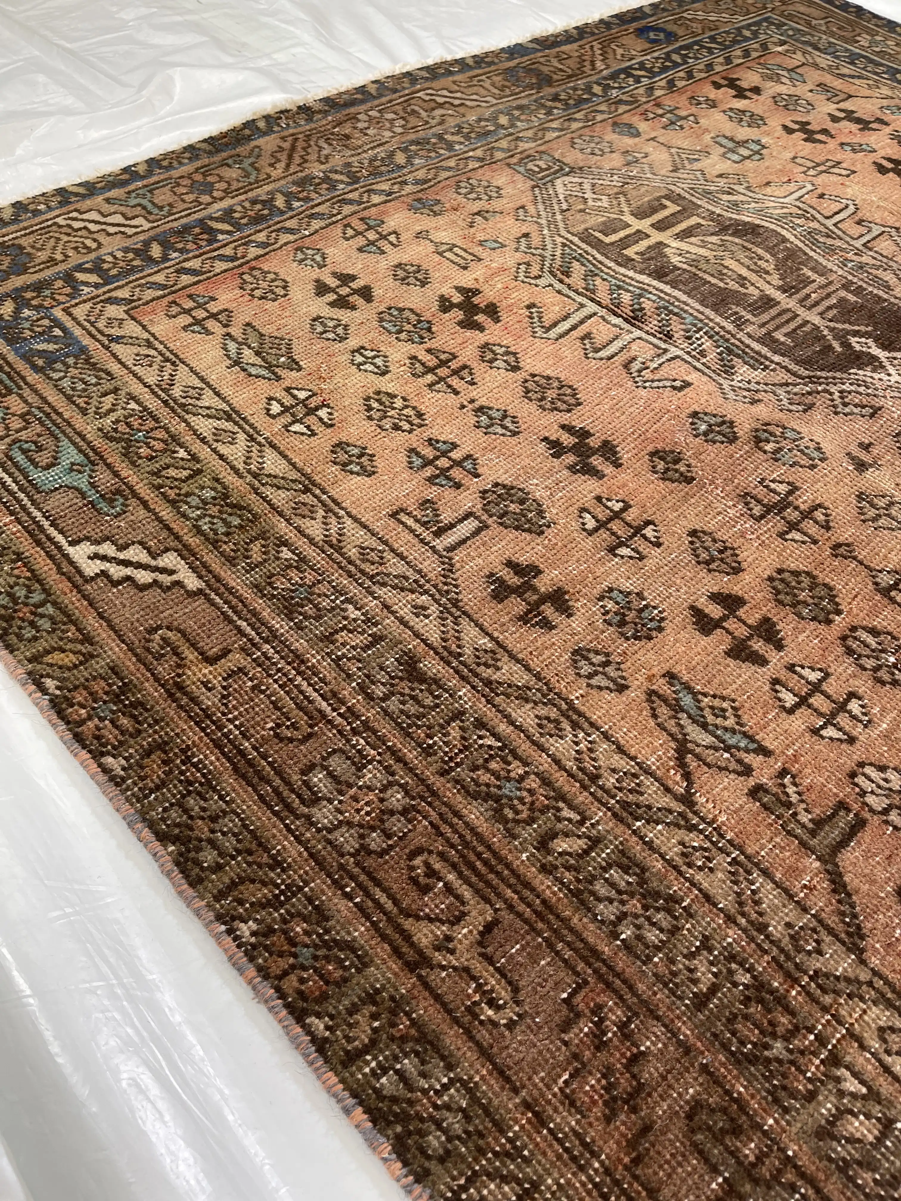 4'10" x 14" Vintage Persian Rug 3 4'10" x 14" Vintage Persian Rug