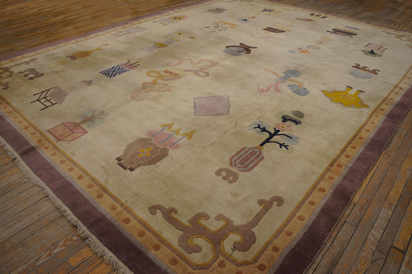 Antique Chinese Peking 10' 8''x14' 4'' 2 Antique Chinese Peking 10' 8''x14' 4''