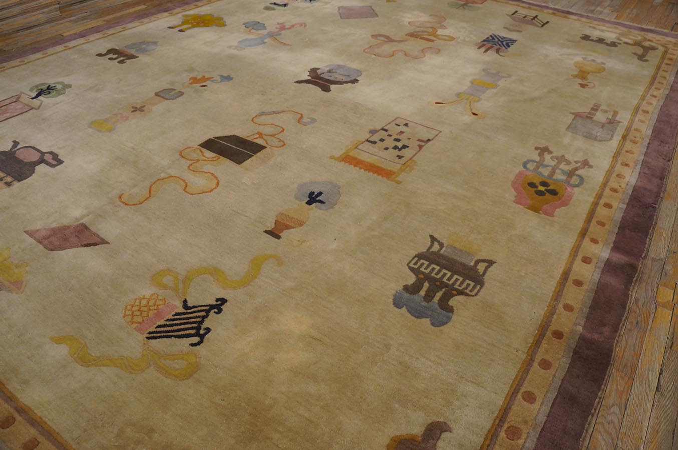 Antique Chinese Peking 10' 8''x14' 4'' 4 Antique Chinese Peking 10' 8''x14' 4''