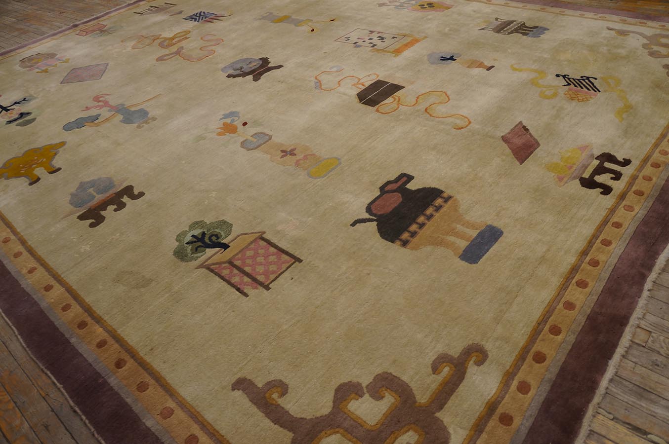 Antique Chinese Peking 10' 8''x14' 4'' 7 Antique Chinese Peking 10' 8''x14' 4''