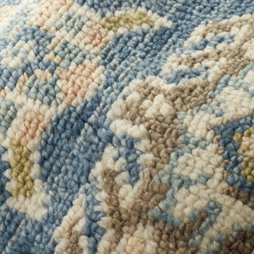 Camille Hand Knotted Wool Rug, Navy 2 Camille Hand Knotted Wool Rug, Navy