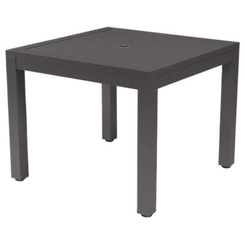 EvandorOutdoor AluminumSquare 36" Dining Table, Graphite 1 EvandorOutdoor AluminumSquare 36" Dining Table, Graphite