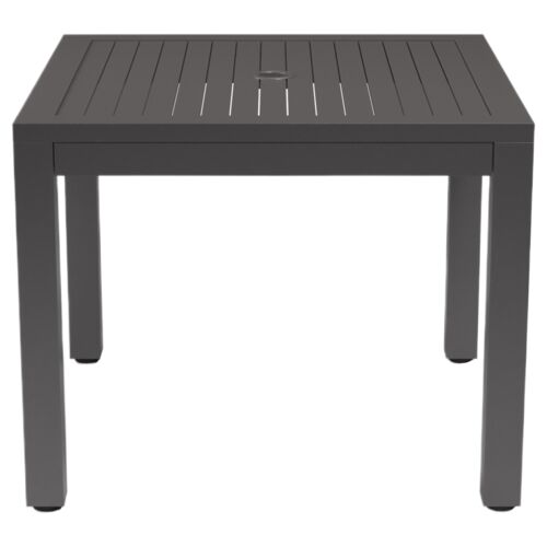 EvandorOutdoor AluminumSquare 36" Dining Table, Graphite 2 EvandorOutdoor AluminumSquare 36" Dining Table, Graphite