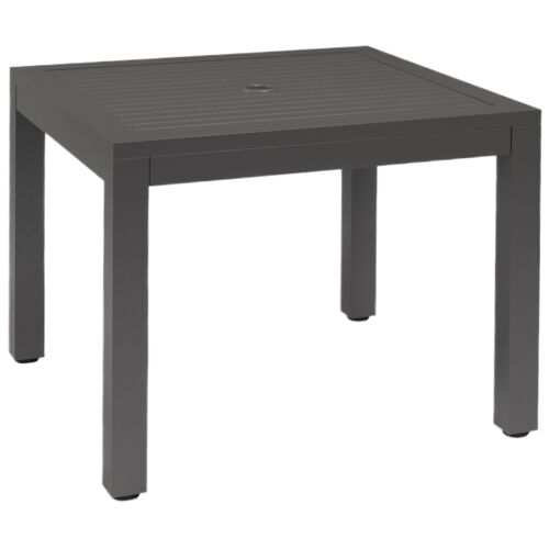 EvandorOutdoor AluminumSquare 36" Dining Table, Graphite 4 EvandorOutdoor AluminumSquare 36" Dining Table, Graphite