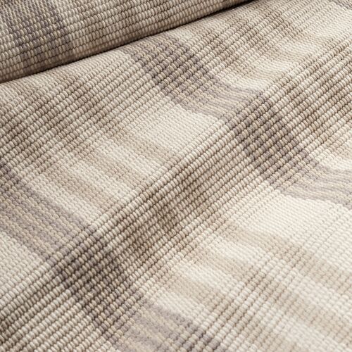 Putney Stripe Handwoven Cotton Rug, Ivory 4 Putney Stripe Handwoven Cotton Rug, Ivory