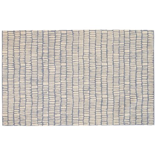 Roark Hand Tufted Wool Rug, Pewter Blue 1 Roark Hand Tufted Wool Rug, Pewter Blue